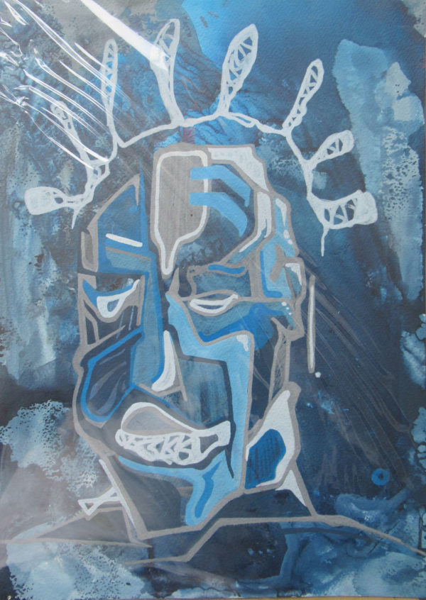 Blue mask